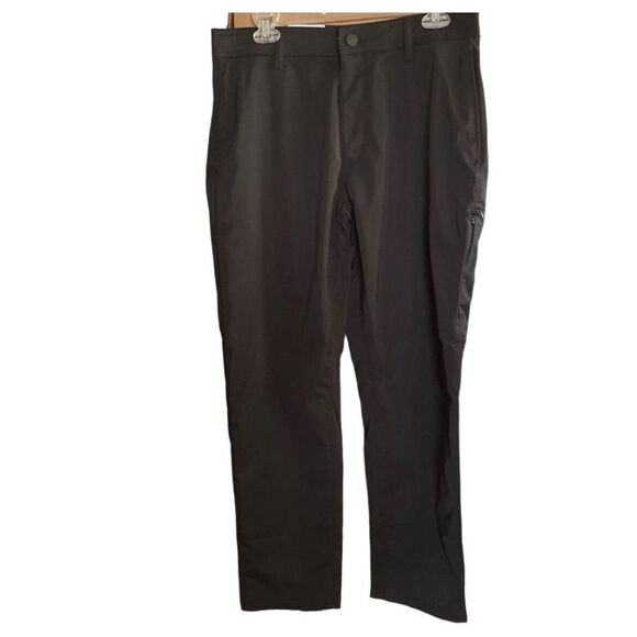 Hurley NWT men’s Jetset tech black cargo athletic pants size 34 - Picture 1 of 7
